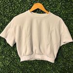 Lululemon  Softstreme Gathered T-Shirt Sz 6 Icy White Photo 0