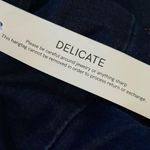 Venus dark wash high low flounce hem denim biker jacket Photo 7