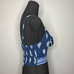 Band of Gypsies Navy Blue Paisley Tank Top Photo 2