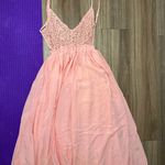 Lulus Blooming Prairie Crochet Pink Maxi Dress - S Photo 10