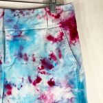 Daisy Fuentes Size 8 Shorts Singing Loud Tie Dye Handmade Blue Pink 11 Inch 1161 Photo 5