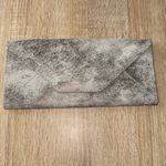 Aimee Kestenberg  silver gray rose gold envelope wallet clutch NEW Photo 1