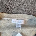 Charter Club  Gold Dust Floral Button Down Cardigan SIZE M Photo 2