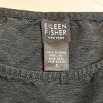 Eileen Fisher Black 100% Silk Sleeveless Shift Dress S Minimalist Quiet Luxury Photo 1