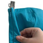 Amanda Uprichard Mohan Strapless Faux Leather Dress Marina Blue Photo 4