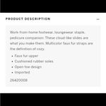 Victoria's Secret 
Striped Faux Fur Slides Photo 1