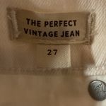 Madewell Women's The Perfect Vintage Straight Leg Denim Jeans Tile White Size 27 Photo 7