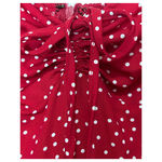 Unknown Brand Women's Red White Polka Dot Short Sleeve Dress w/Bow Size‎ XS Photo 2