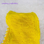NEW Cleonie X Free People ripple brief striped bikini bottom, one size Yellow Size L Photo 11