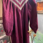 Vanity Fair Vintage  quarter zip long fleece nightgown Photo 9