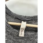 Elan  Grey Long Sleeve Cutout Shoulder Knit Mini Dress Women's Size‎ Medium M Photo 4