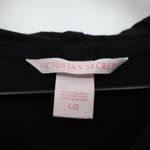 Victoria's Secret Black Zip Up Hoodie Sweatshirt Size L Photo 2