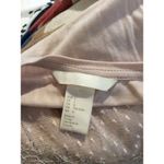 H&M  Size Large L Light Pink Sleeveless Shirt Lacey Front Photo 2