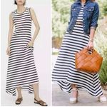 J.Crew  Sleeveless Striped Maxi Dress XS Photo 1