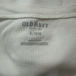 Old Navy Old‎ Navy Oh Deer Waffle Knit Long Sleeve Top XL White Graphic Holiday Shirt Photo 2