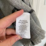 Max Studio EUC |  women’s acrylic‎ gray striped double layer poncho sweater Photo 4