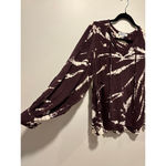 Young Fabulous and Broke NEW Tie-Dye Long Sleeve Blouse Photo 3