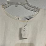 Urban Outfitters  WOMENS LINEN WHITE MINI DRESS NEW MEDIUM BELTED Photo 4