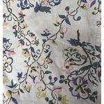 Esprit Vtg  Linen White Floral Bermuda Shorts High Waist Boho Cottagecore Sz 9/10 Photo 6