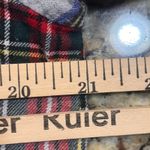 Lauren Ralph Lauren Plaid Flannel Shirt Gown Button Front Women’s Medium Pocket Red Photo 4