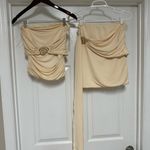 Revolve These Three oak mini skirt set in butter yellow Photo 1