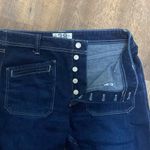 Free People WE THE FREE/ WIDE LEG HIGH WAISTED PATCH POCKET SAILOR BAGGY JEANS Photo 6