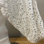 A New Day Women's White Long Sleeve Round Neck Eyelet Top - Size Small - NWT Photo 4