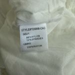 4SI3NNA Women’s Blouse Small White Lace Bridal Romantic Cottage Cottagecore Photo 8