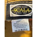 Scala Handmade Wide Brim Sun Hat Natural with Multicolor Band One Size Photo 4