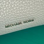 Michael Kors  Large Pebbled Leather Dalia Dusty Blue Tote Shoulder Bag Photo 2