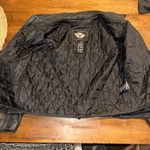 Harley Davidson Leather Embroidered Ridng Jacket Black Size L Photo 11