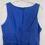 Kenar  Linen Blue Sleeveless Dress Size 8 Natural & Breathable Photo 5
