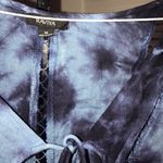 Blue Tie Dye Long Sleeve Tunic Size M Photo 1