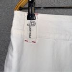 Pelle P Sports Shorts Women's Medium White Short Side Slit Embroidered Skort Photo 7