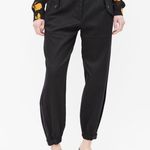 Nili Lotan Black Arliss Utility Cargo Jogger Pants Womens Zip Ankles Size 2 Photo 0