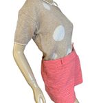 Loft ANN TAYLOR RED WITH BEIGE FLECKS SHORTS (12) Photo 6