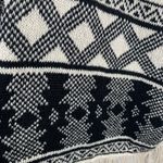 American Rag  M Cardigan Sweater Poncho Fringe Open Front Boho Western Southwest Photo 4