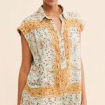 Free People NWOT  | Telly Floral Romper | Green Multi | Small Photo 1