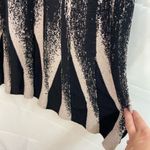 Nic+Zoe NWOT women’s black nude tan knit thick fit and flare sleeveless dress L Photo 5