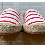 Soludos Womens The Original Espadrille Red Striped Beach Slip Ons Size 7/7.5 NIB Photo 6