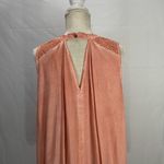 Umgee Mineral Washed Coral Sleeveless Swing Dress Size Large Photo 9