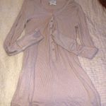 Out From Under Ribbed Light Pink Sleep Romper Photo 0