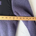 Under Armour  Pullover Womens Small Fleece‎ Golf Snap Placket Sherpa Warm Cozy Photo 5