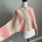 Cloud Ten  | Striped Dolman Sleeve Cropped Knit Sweater Sz M Photo 2