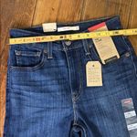 Levi's Women’s Dark Blue 726 high rise slim hyper soft Flare Jeans new NWT tall Photo 3