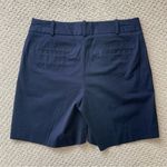 Talbots  Mid Rise Navy Chino Minimalist Modest Shorts 2 Photo 6