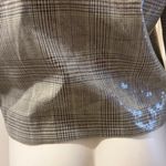 Skies Are Blue  Gray Plaid Shimmery Blazer, Size M Photo 10