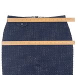 J.Crew Navy Wool Boucle No. 2 Pencil Skirt Women's Size 6 Lined Career Winter Photo 6