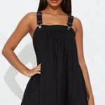 Overall Mini Dress Black Size XS Photo 1