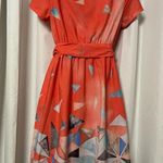 Eshakti Women’s Geometric Print Dress Size 2 NWOT Photo 2